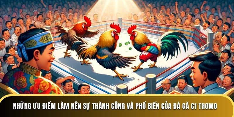 Những ưu điểm làm nên sự thành công và phổ biến của đá gà C1 Thomo